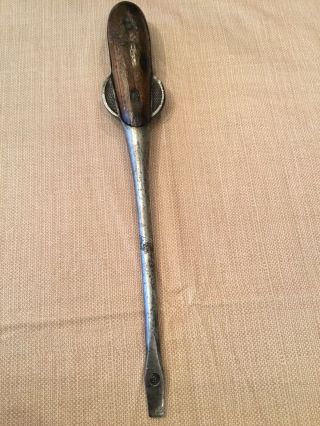 Antique Perfect Winged Handle Flat Head Screwdriver 6 Made In Usa