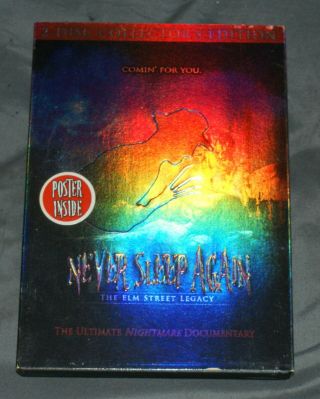 Never Sleep Again: The Elm Street Legacy (dvd,  2014,  2 - Disc Set) Rare Horror