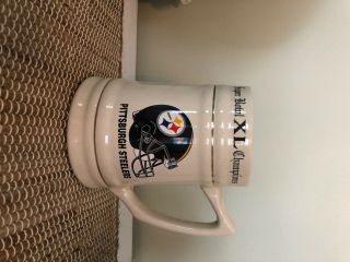 Pittsburgh Steelers Bowl Xl Champions Mug Cup Stein Rare