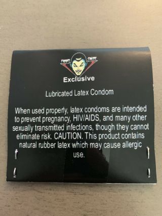 Camp Arawak Condom Horror Movie Fright Crate Sleepaway Prop Collectible Rare 2