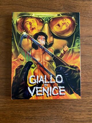 Giallo In Venice (1979) Scorpion Releasing Blu - Ray W/ Slipcover &poster Oop Rare