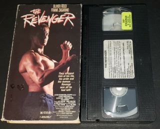 The Revenger Vhs 1990 Aip Studios Rare Oliver Reed Frank Zagarino Sleazy Action