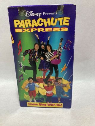 Parachute Express Come Sing With Us Disney Rare Kids Sing A Long Vhs 1998