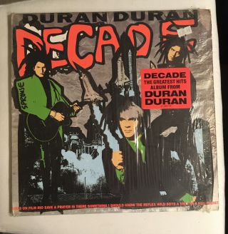 Duran Duran Decade Vinyl Rare Capitol Records 1989 On Shrink Lp Wave Pop