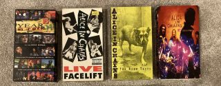 Alice In Chains Rare Vhs Facelift Live Nona Tapes Unplugged Year In Rock Mtv