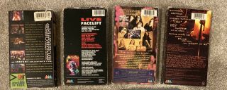 Alice in Chains Rare VHS Facelift Live Nona Tapes Unplugged Year In Rock MTV 2