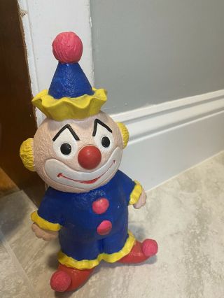 Rare Vintage Aspen Pet Products Clown Squeaky Toy - Collectible Squeak