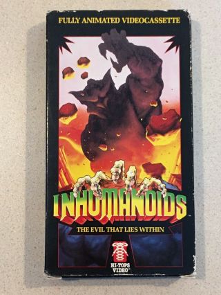Inhumanoids: The Evil That Lies Within Vhs Rare 80 