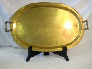 Antique Russian Copper And Brass Samovar Tray