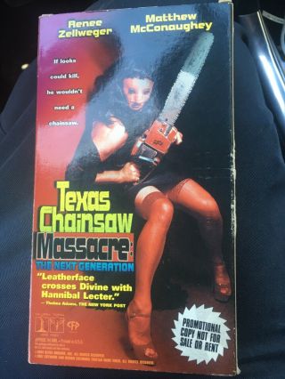 Texas Chainsaw Massacre: The Next Generation (vhs) Rare Promotional Screener