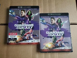 Guardians Of The Galaxy: W/rare Slipcover (4k Ultra Hd & Blu - Ray) No Code