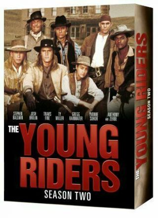The Young Riders: Season Two (dvd,  2013,  4 - Disc Set) Rare Out Of Print