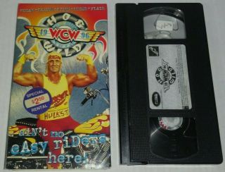 Rare Wcw Hog Wild 96 Vhs 1996 Vintage Wwf Wwe Ppv - Hulk Hogan,  Ric Flair