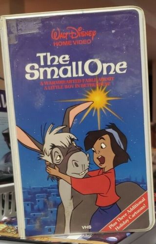 Walt Disney Vhs The Small One Rare Htf Vintage Vhs Clamshell