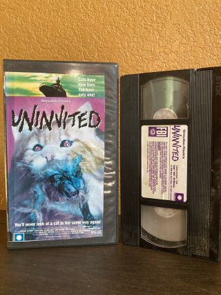 Uninvited 1988 Vhs Rare Cult Camp Horror George Kennedy Star Video Clam