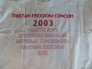 KEITH HARING T - shirt (XL) Tibetan Freedom Concert 2003 (rare) Pop Shop NYC 3