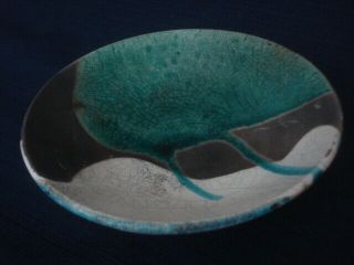 Antique Blue And Green Bowl