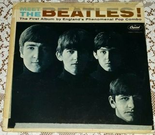 Beatles - Meet The Beatles Us Capitol T 2047 Mono 1st Lp Vinyl 1964 Rare