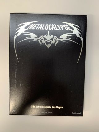 Metalocalypse: Season One 2 Disc Dvd Set 2007 Rare Oop