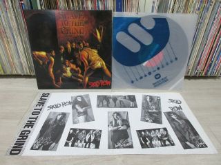 Skid Row - Slave To The Grind 11 Tracks 1991 Korea Orig Vinyl Lp Rare Insert Nm