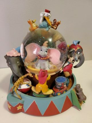 Disney Dumbo Animated Musical Snow Globe RARE in 2