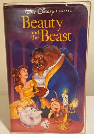 Beauty And The Beast Vhs Tape 1992 Walt Disney 