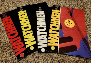Rare 1988 Watchmen Portfolios American French & Promotional Posters 3 Alan Moore