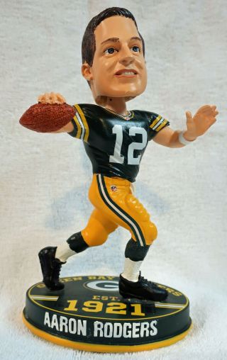 Rare Aaron Rogers Forever Nfl Players Limited Edition Bobble Head