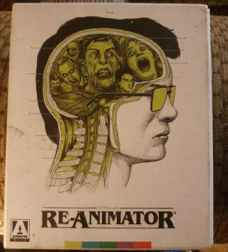 Re - Animator (1985) Rare Oop Limited Edition Arrow Blu - Ray Set,  Like