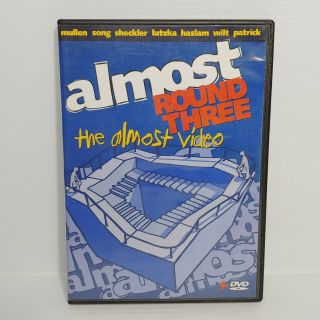 Almost Round Three: The Almost Video (2 Dvd Set) Skateboarding W 3d Glasses Rare