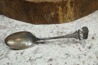 Antique Sterling Silver Souvenir Spoon Buffalo Niagara Falls 5 1/2 " - 23 Grams