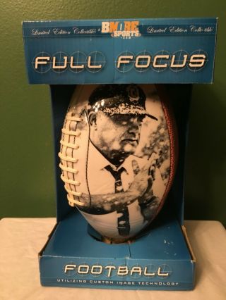 Rare Woody Hayes Ohio State Buckeyes Full Size Career Photo Ball Football Mtbox