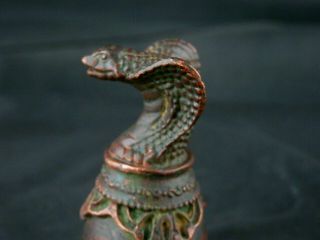 Antique Chinese Bronze Snake Cup
