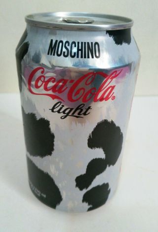 Turkey Rare Coca Cola Moschino Bottom Opened Empty 330 Ml Can 191