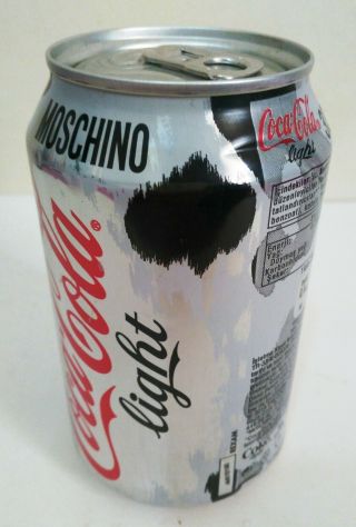 Turkey Rare Coca Cola Moschino Bottom Opened Empty 330 mL Can 191 2