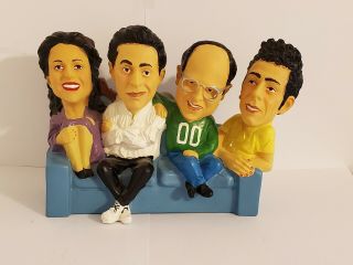 Very Rare Jerry Seinfeld Tv Show Cast Couch Statue Resin Figurine Great Nm