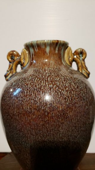 Large Chinese Antique Qing Dynasty Trans - mutational Flambe glazed Vase 2