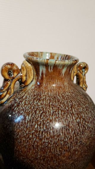 Large Chinese Antique Qing Dynasty Trans - mutational Flambe glazed Vase 3
