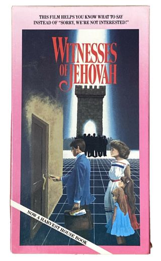 Witness Of Jehova Vhs Rare Cult Horror Christian Investigative Documentary 1988