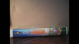 RARE.  BLACK DIAMOND VHS Dumbo.  with Walt Disney Home Video Seal - See Pictures 2