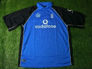 England National Team Cricket Rare Shirt Jersey Trikot Admiral Size Xxl