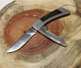 Rare Vintage Gerber 97223 Folding 2 - Blade Knife Portland,  Or Usa - L44