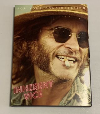 Inherent Vice Dvd Rare For Your Consideration Fyc Promo Paul Thomas Anderson