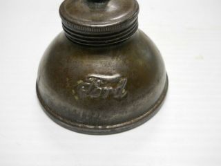 Antique Ford Script Embossed Model T Oil Can