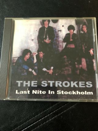 The Strokes - Last Nite In Stockholm (7/5/01) - Live Cd - R - Vg - Rare -