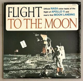 Rare Lp Nasa Vinyl Record Flight To The Moon Neal Armstrong Buzz Aldrin