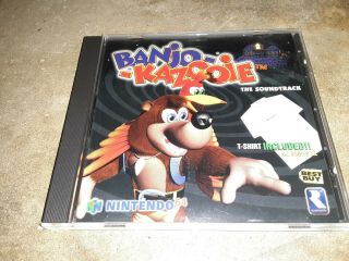 Banjo - Kazooie The Soundtrack Cd 1998nintendo 64 N64 No Shirt Rare