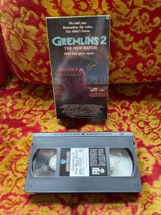 Rare Gremlins 2 The Batch Vhs 1990 Horror Cult Film Movie Slasher Classic