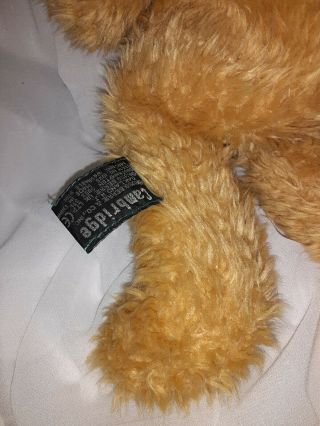Cambridge Teddy Bear 16 Inch Russ Berrie gingham Stuffed Plush Animal Toy soft 3