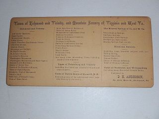 Antique Stereoview Card Libby Prison Richmond Va Civil War D.  Anderson 2